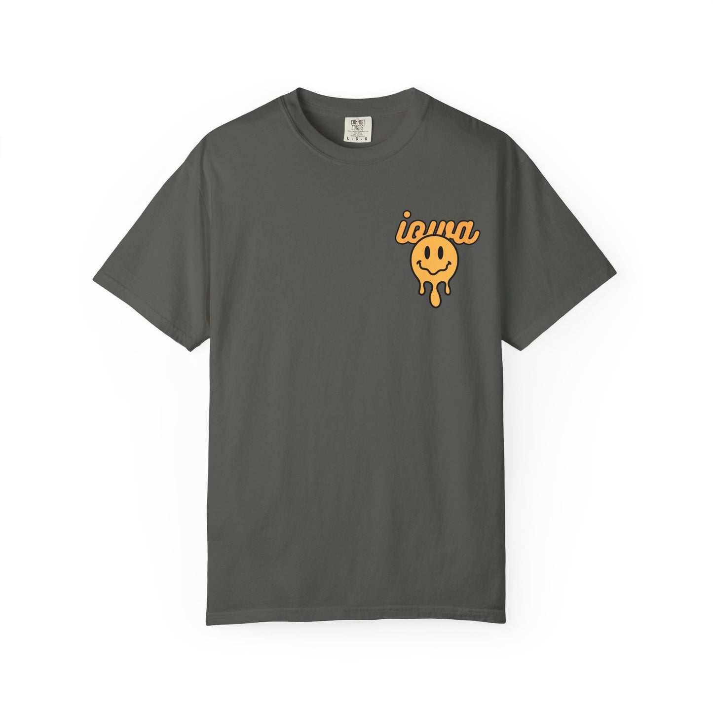 Smiley Iowa Adult T - Comfort Colors