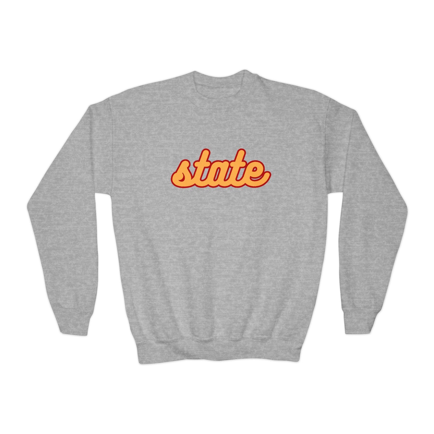 State Cursive Youth Sweatshirt
