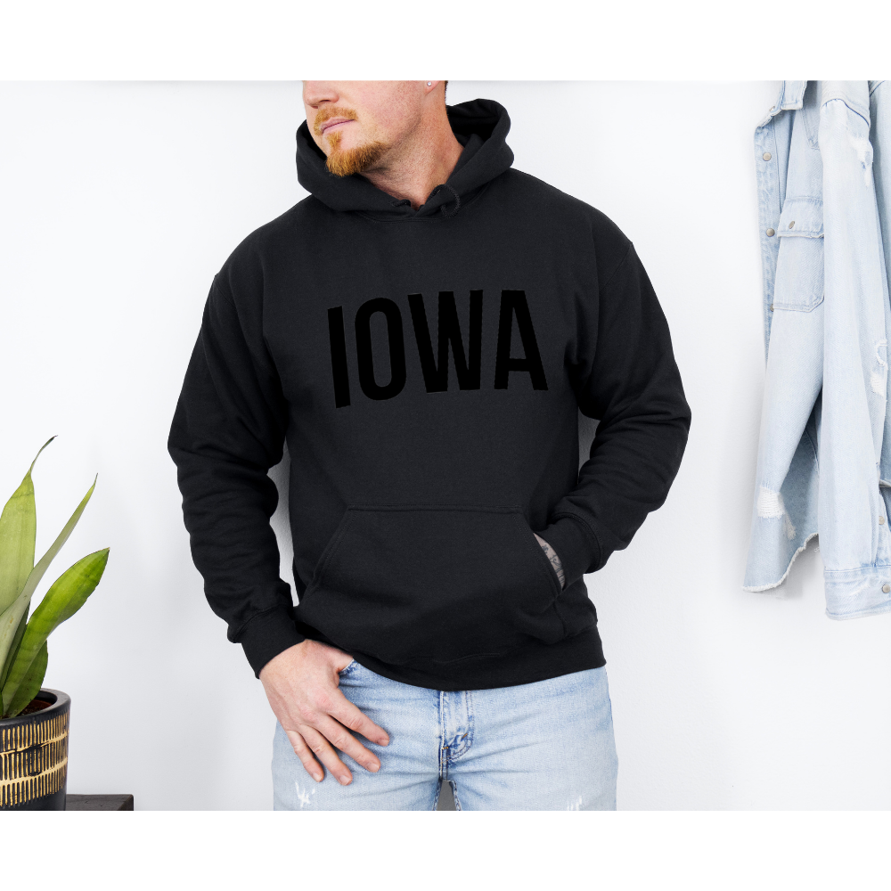 Classic Iowa Adult Hoodie - Gilden