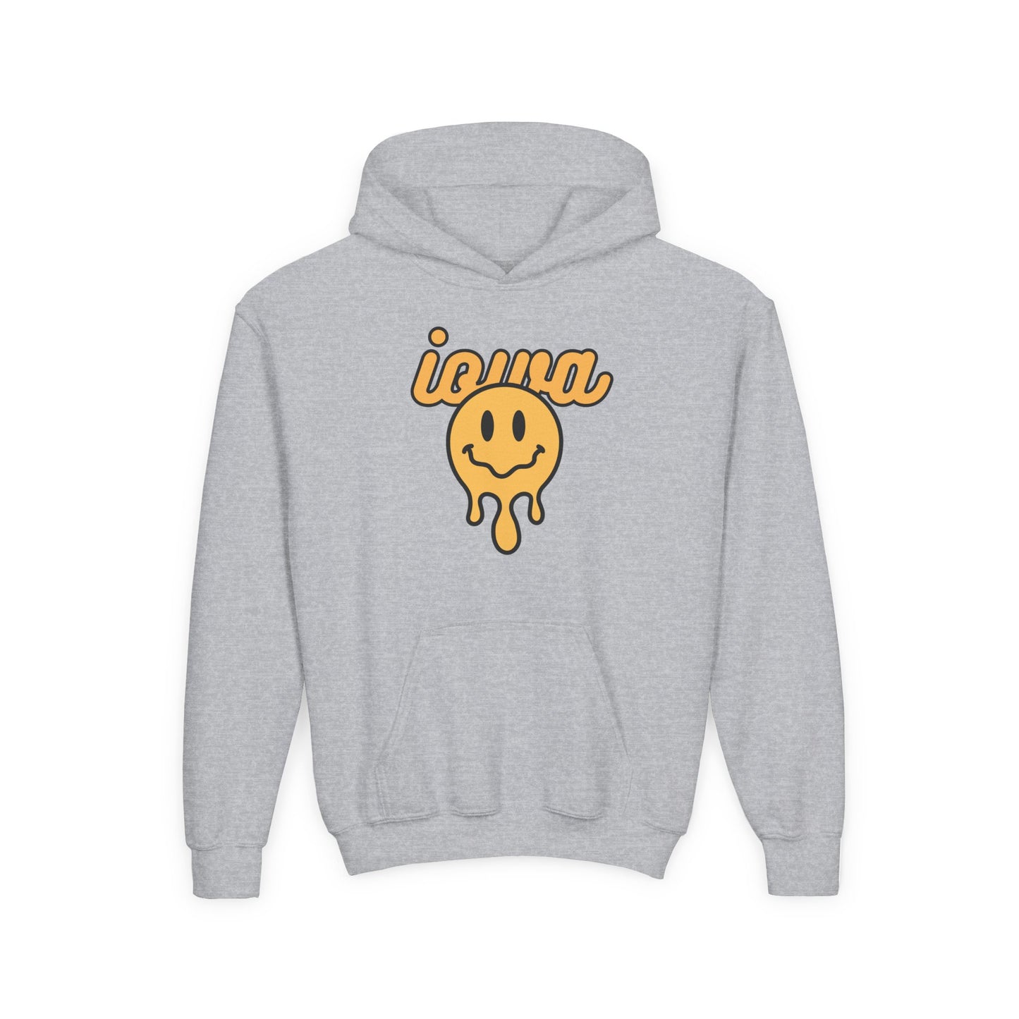 Iowa Smiley Youth Hoodie - Gilden
