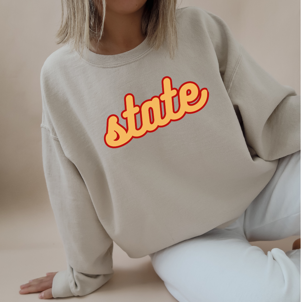 State Cursive sweatshirt - Gilden