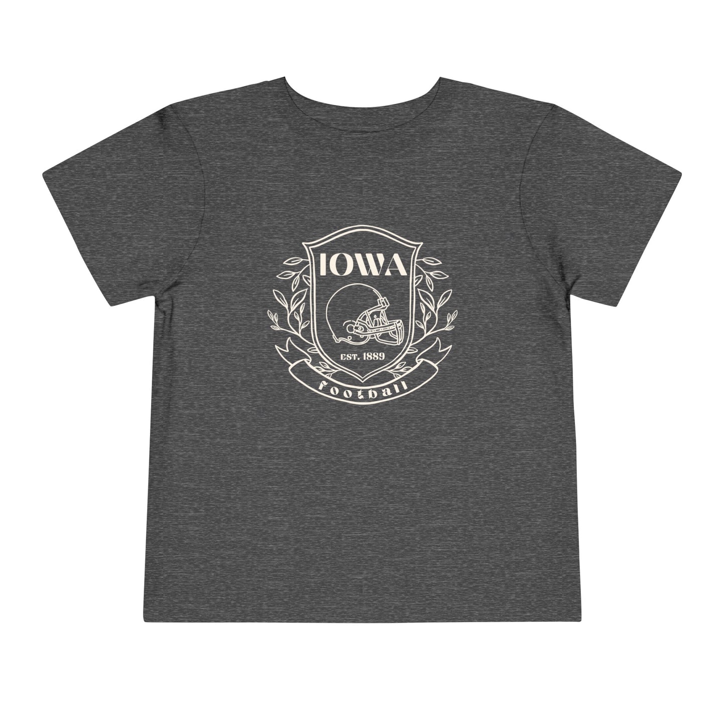 Kids Iowa Football Crest - Bella and Canvas