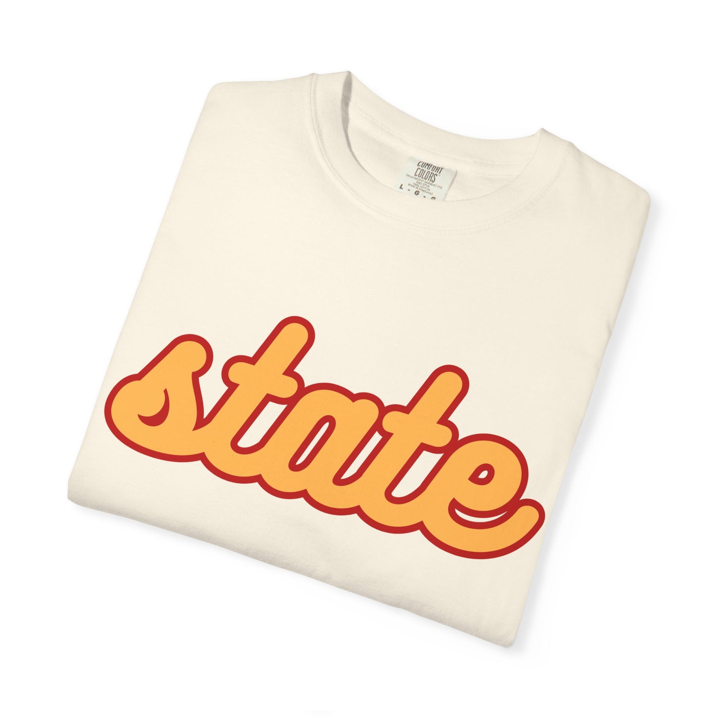 Cursive State Adult T - Comfort Colors