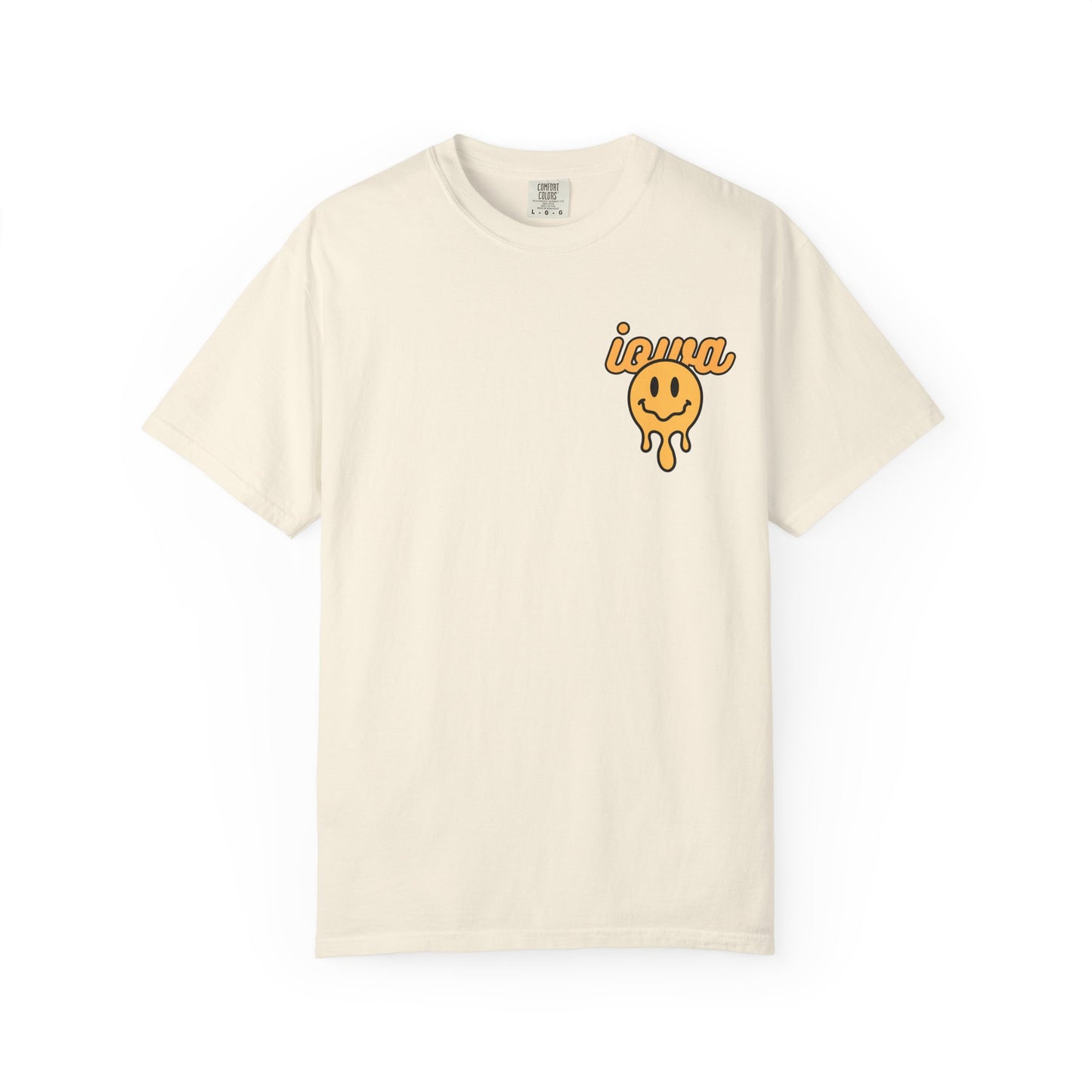 Smiley Iowa Adult T - Comfort Colors