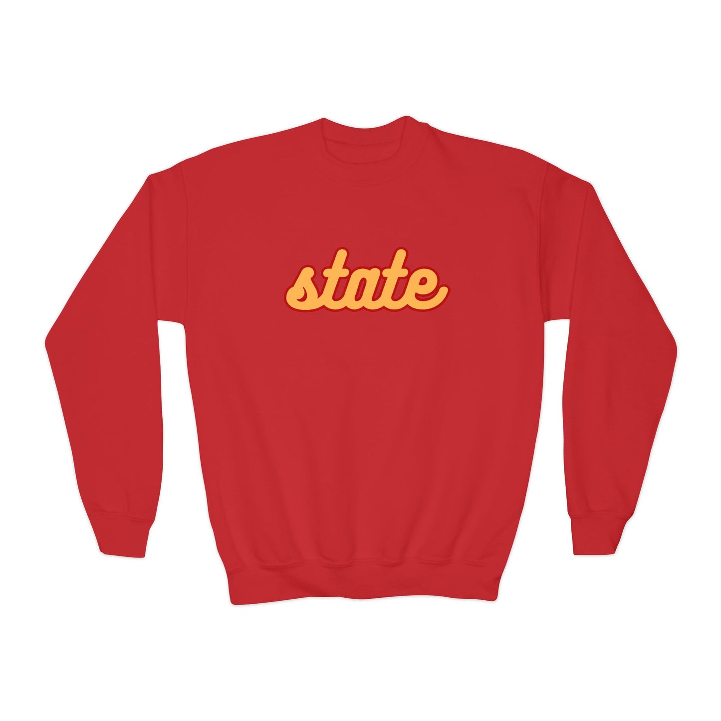 State Cursive Youth Sweatshirt