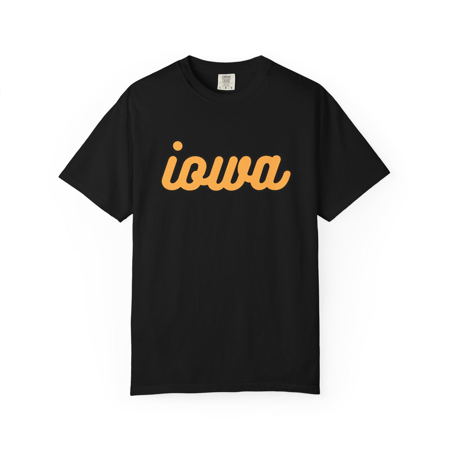 Cursive Iowa Adult T - Comfort Colors