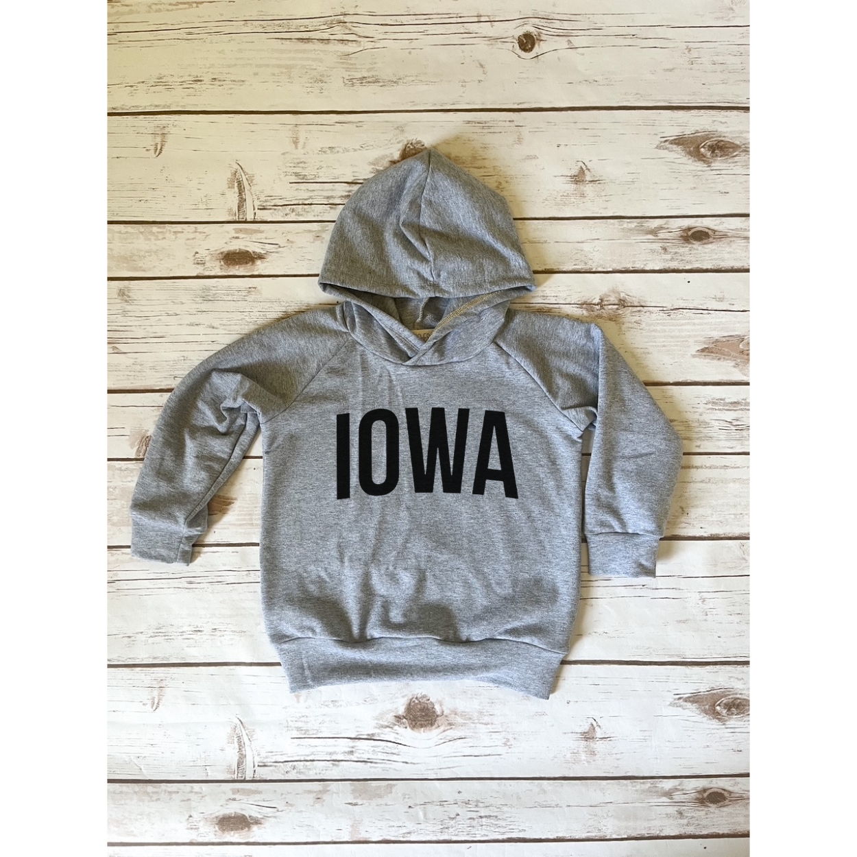 Iowa Classic Grey Hoodie