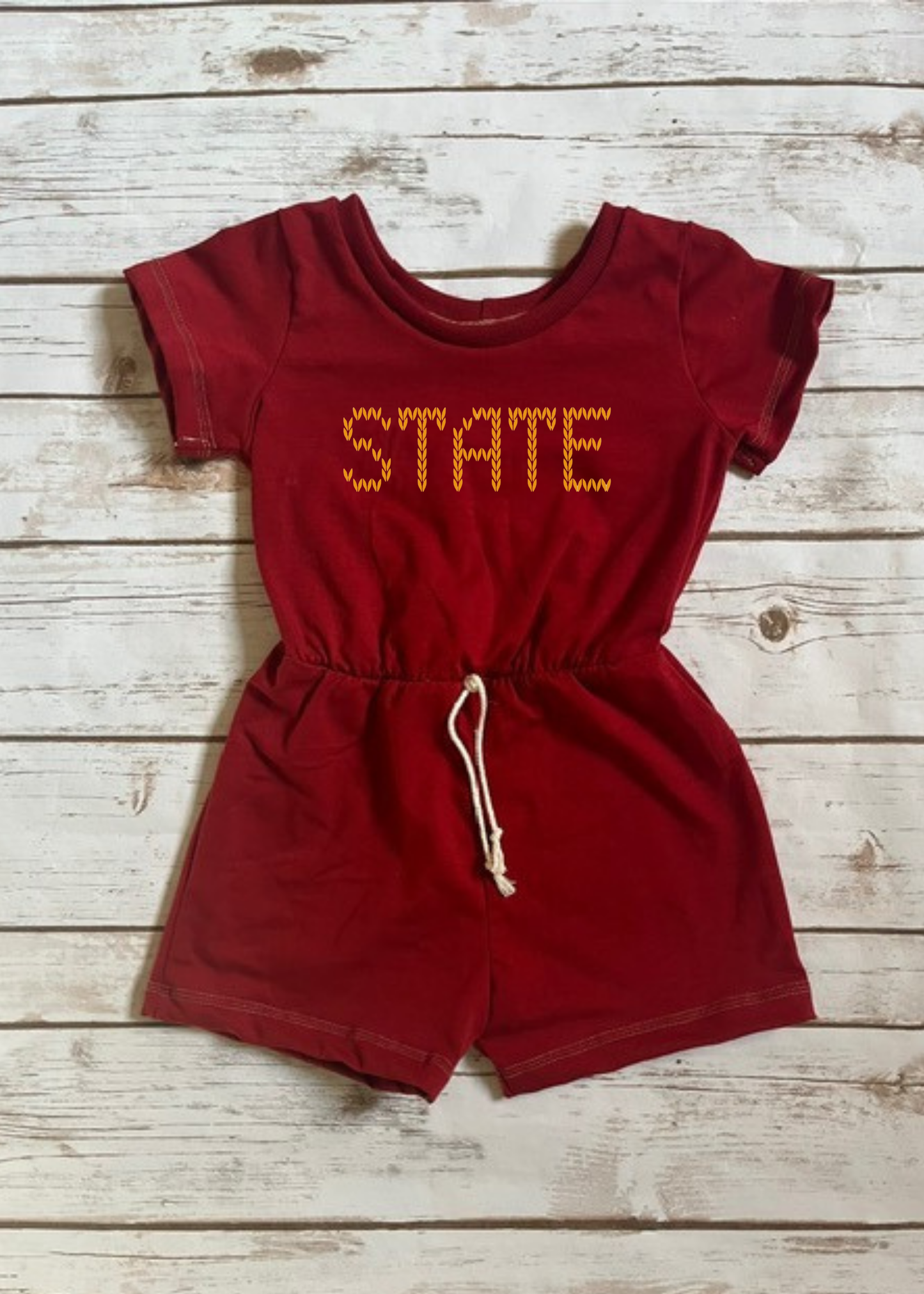 State Stitch Play Romper