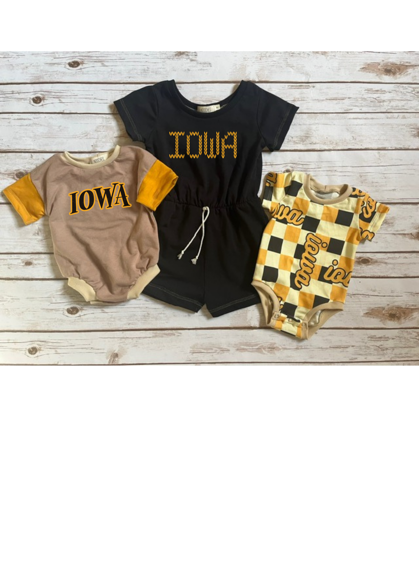 Iowa Stitch Play Romper