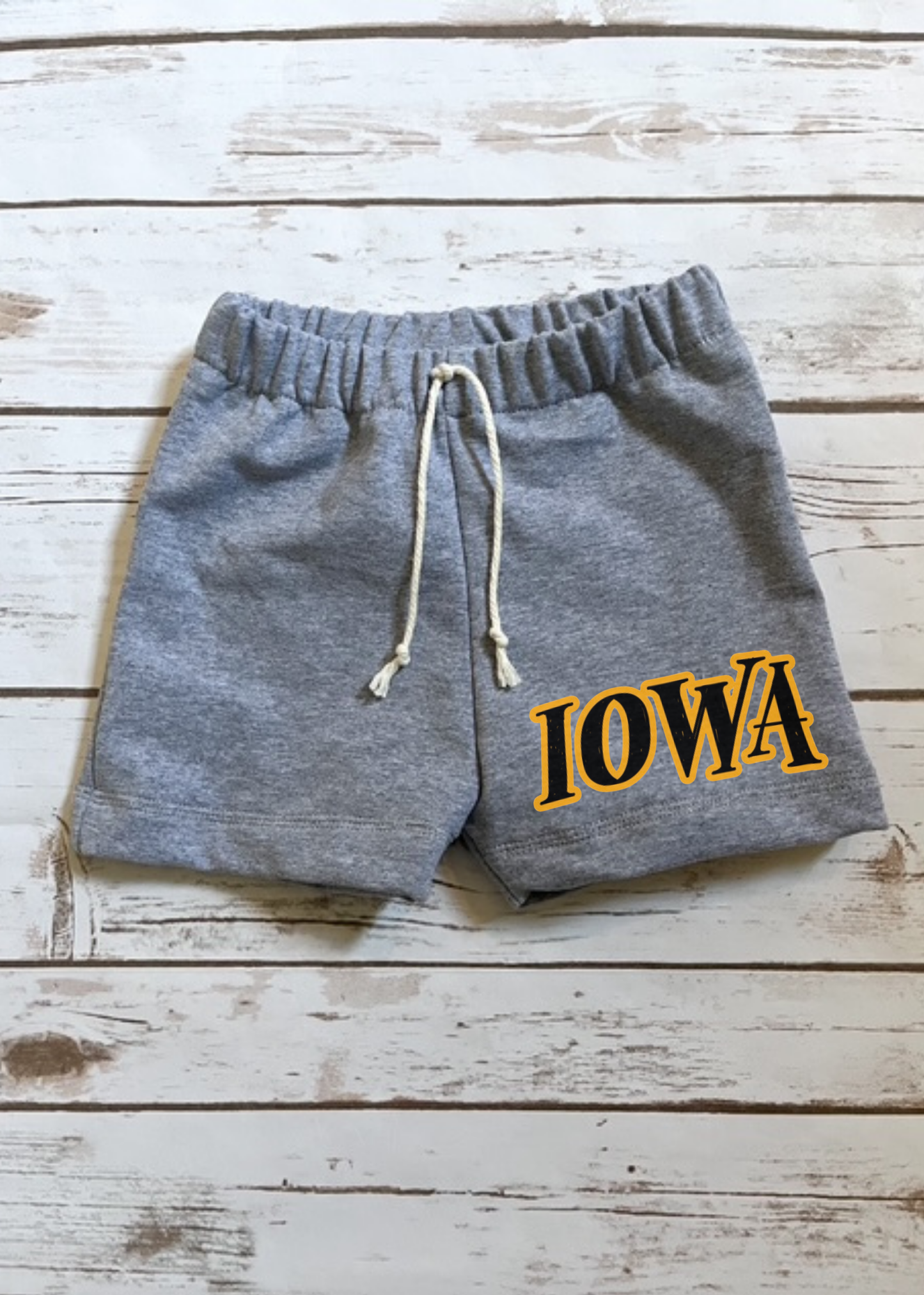 Iowa Block Grey Everyday Shorts