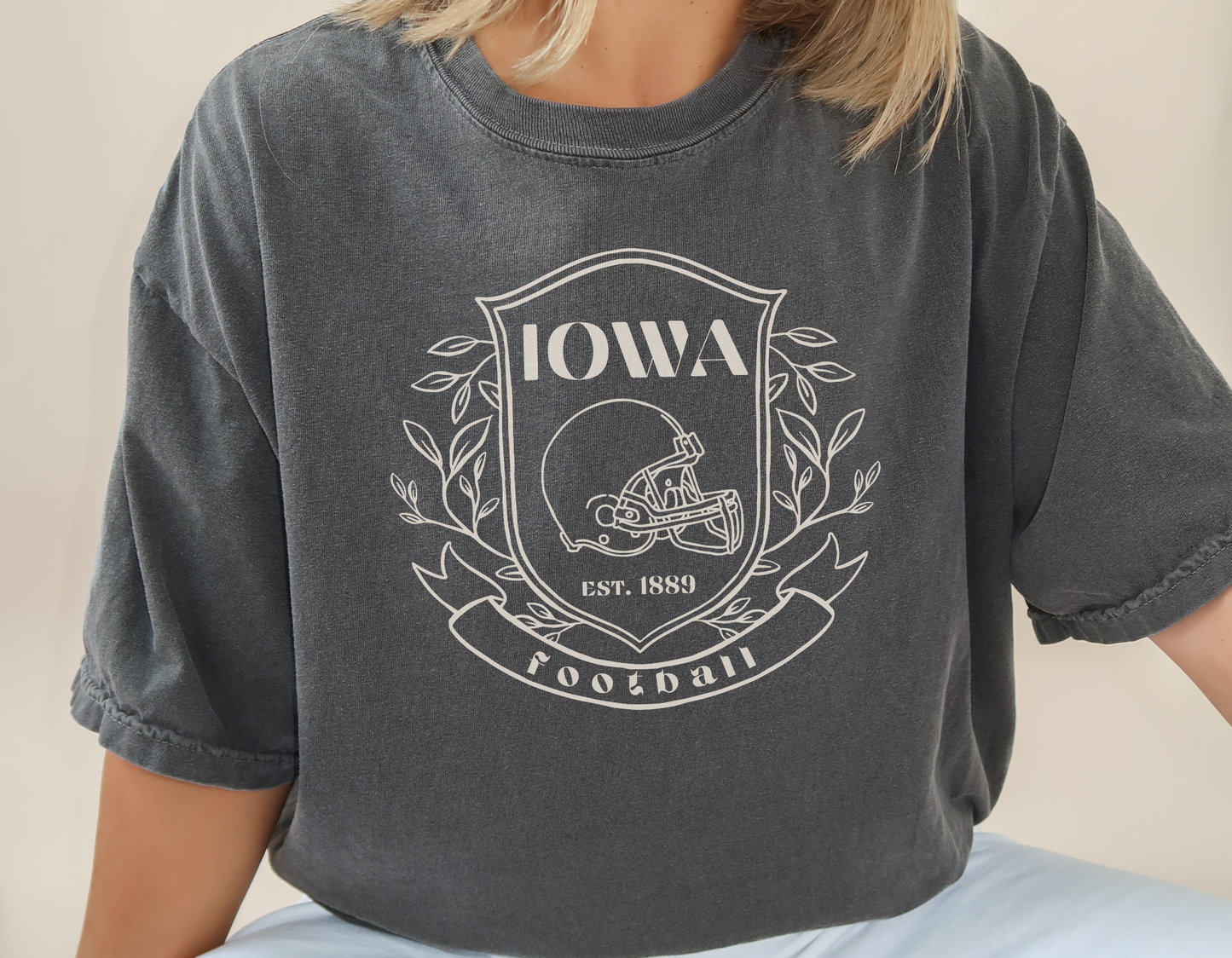 Iowa Crest T-Shirt - Comfort Colors