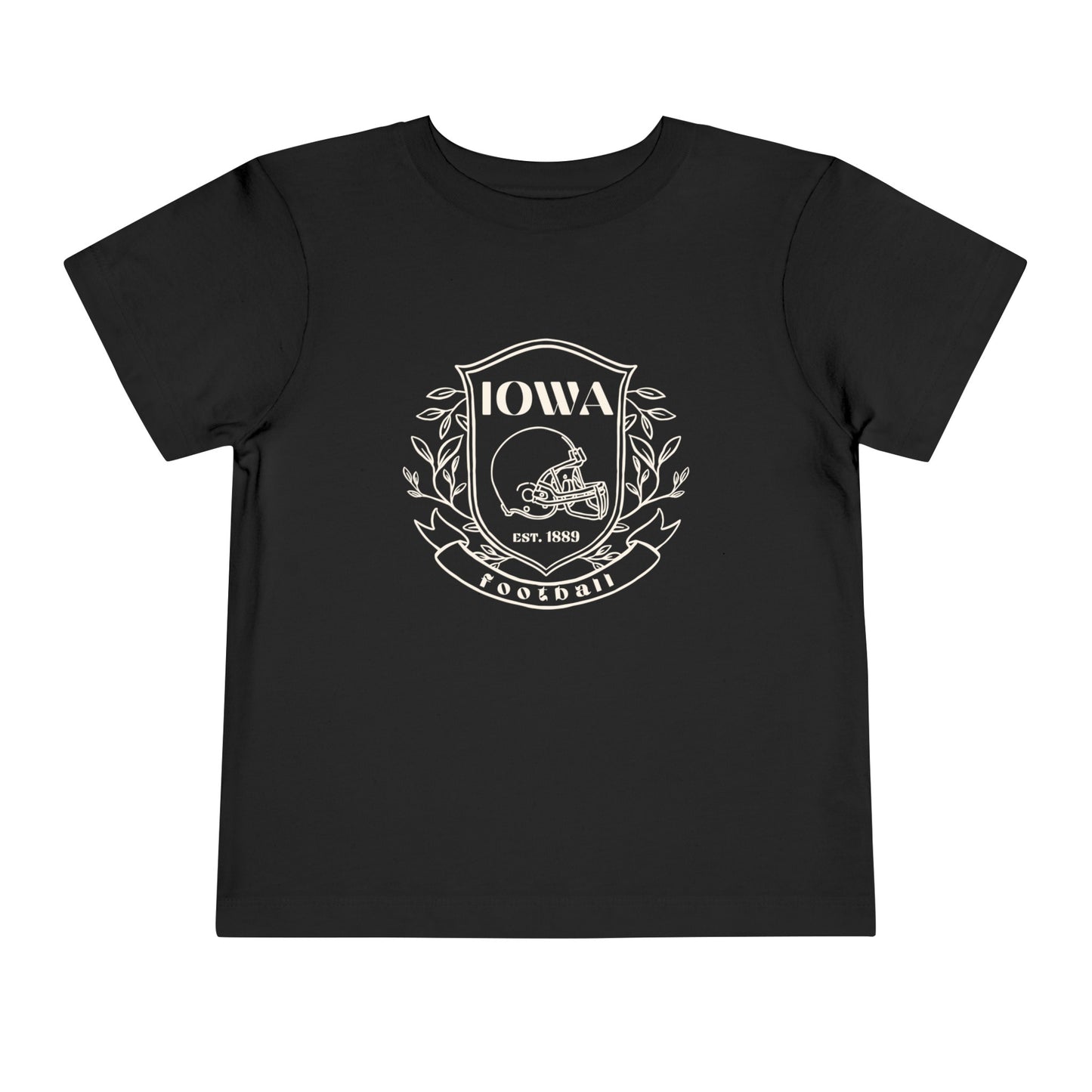 Kids Iowa Football Crest - Bella and Canvas