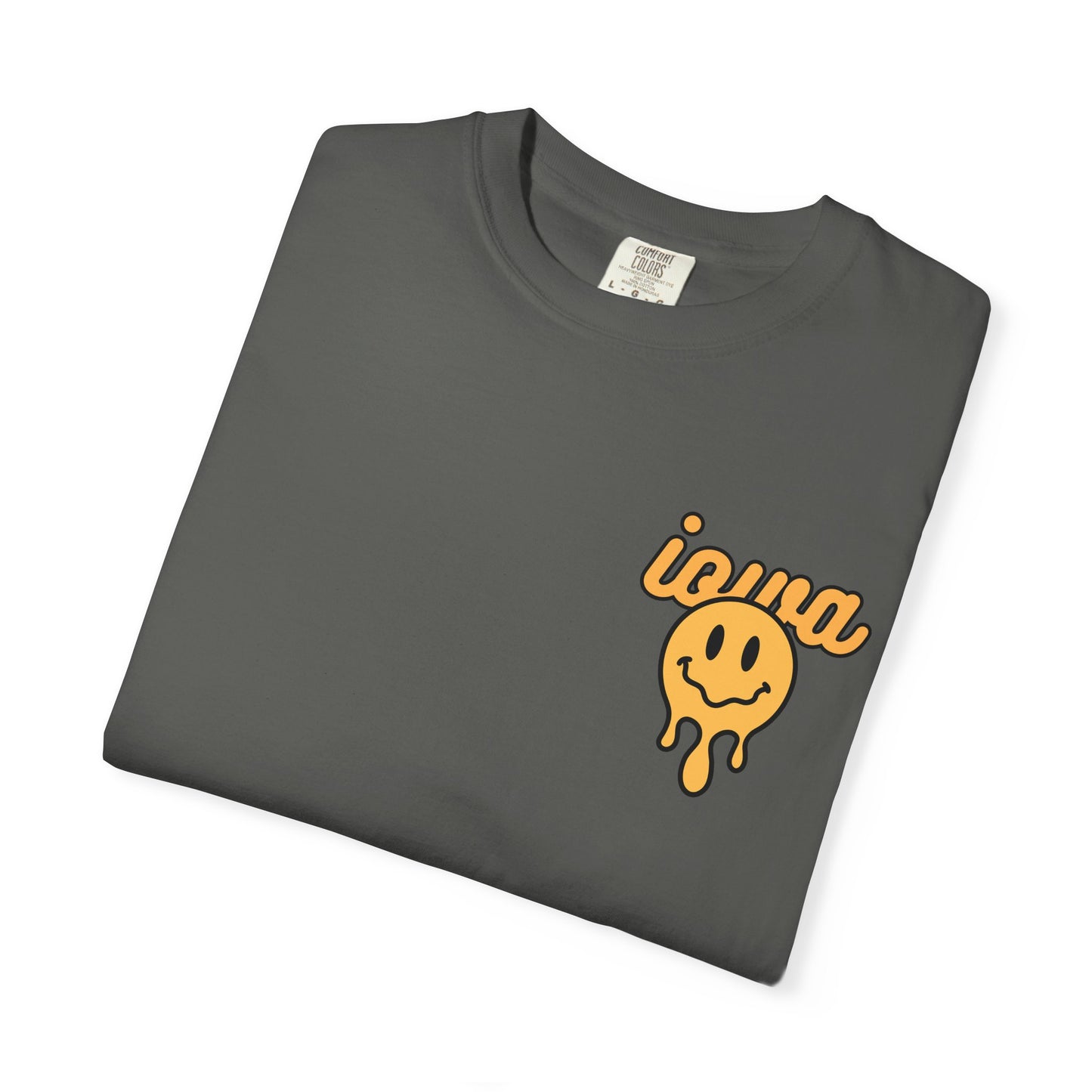 Smiley Iowa Adult T - Comfort Colors