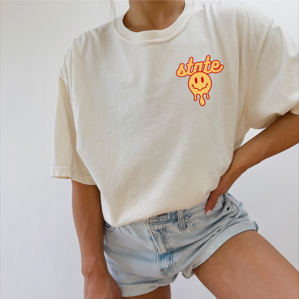 Smiley State Adult T - Comfort Colors