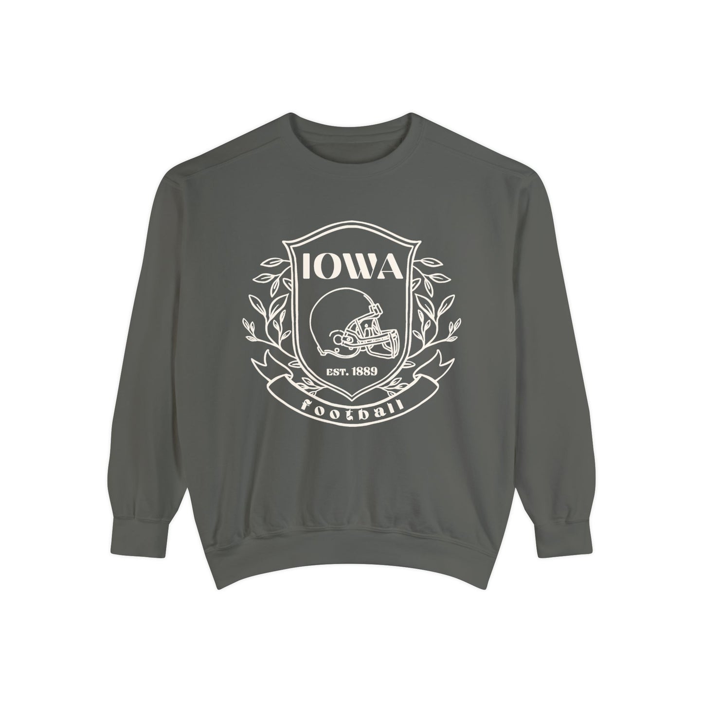 Iowa Crest Sweatshirt - Comfort Colors