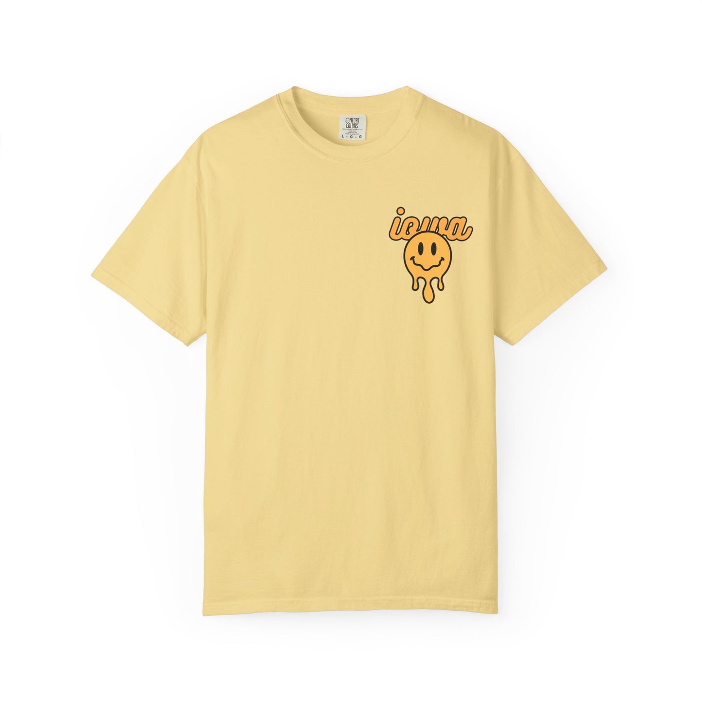 Smiley Iowa Adult T - Comfort Colors