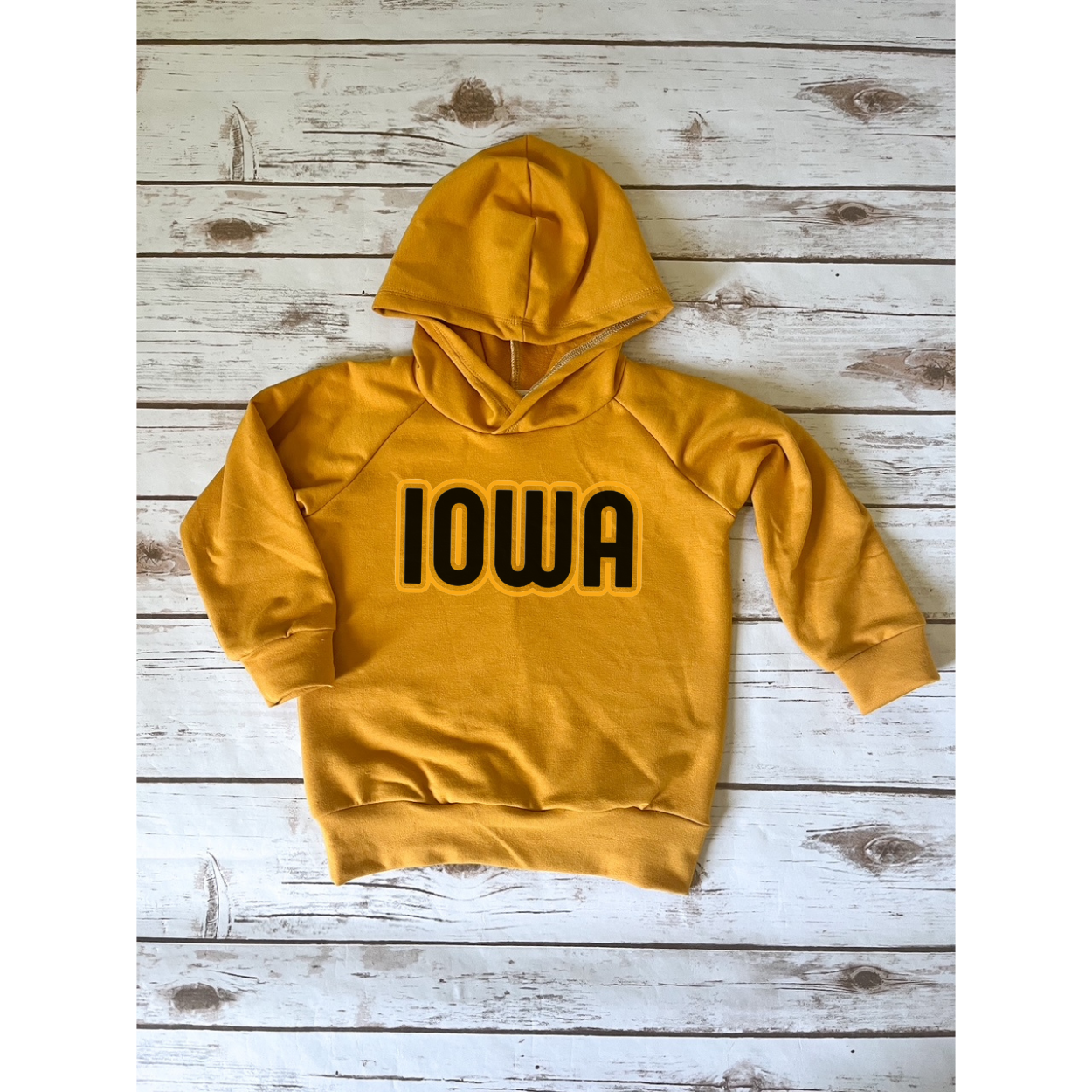 Iowa Bubble Mustard Hoodie