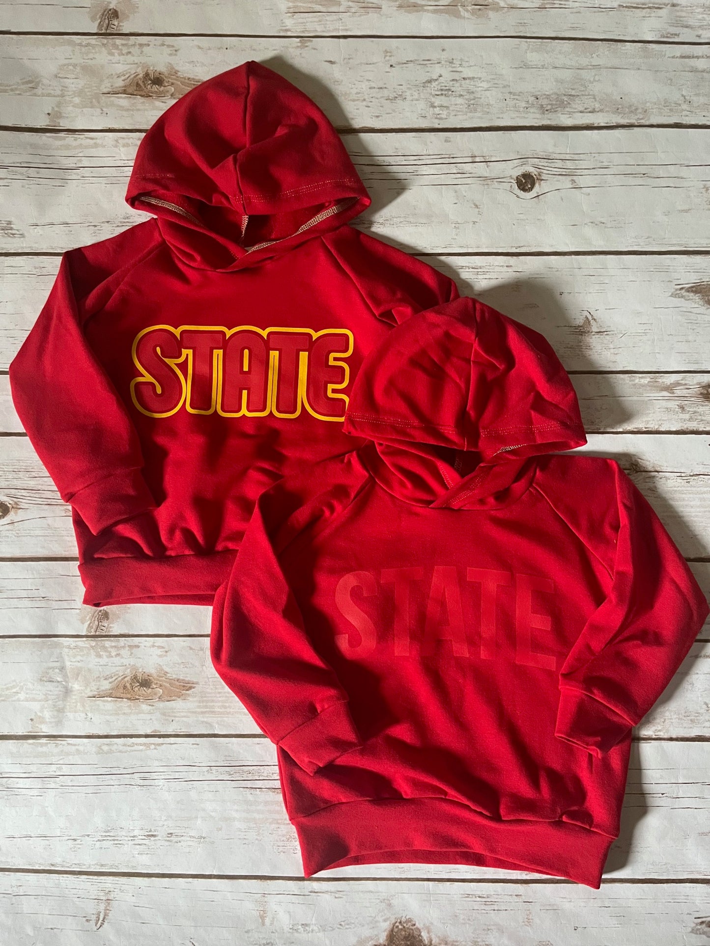 State Monochrome Red Hoodie