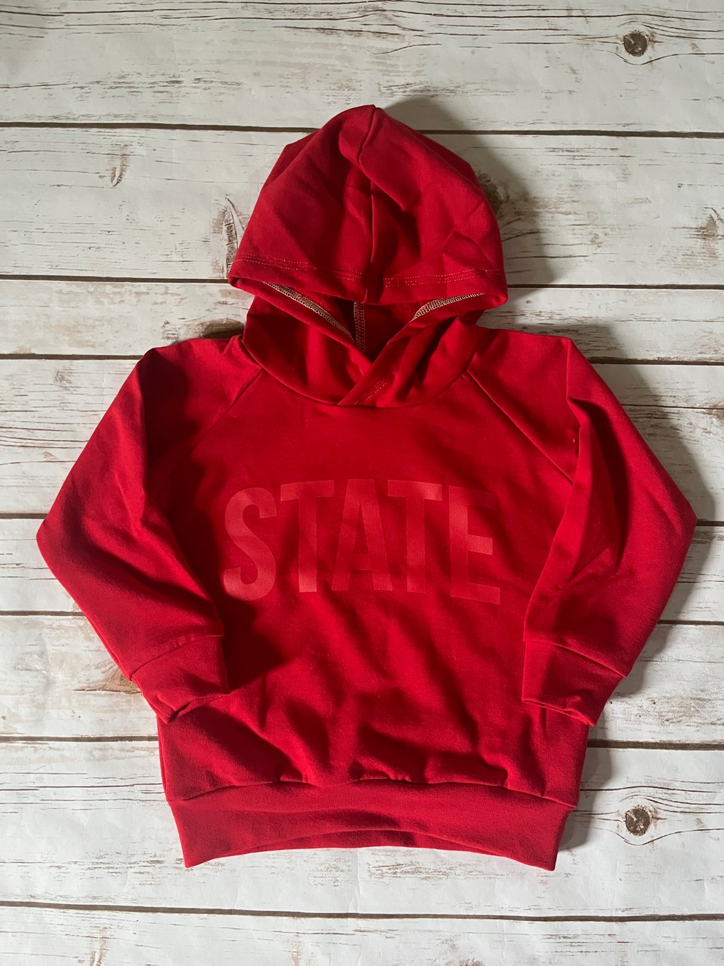 State Monochrome Red Hoodie