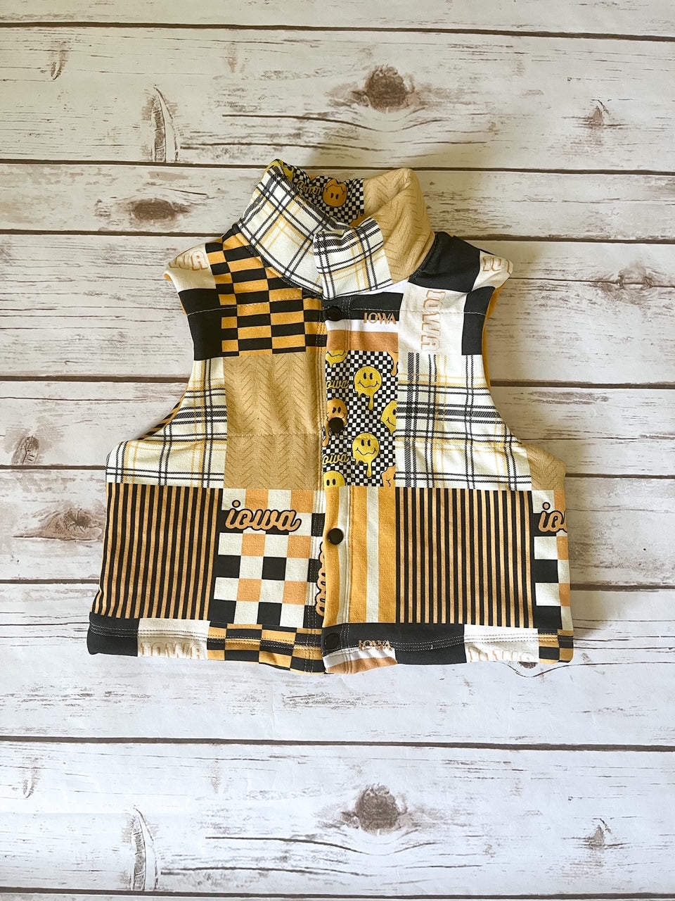 Iowa Patchwork Vest