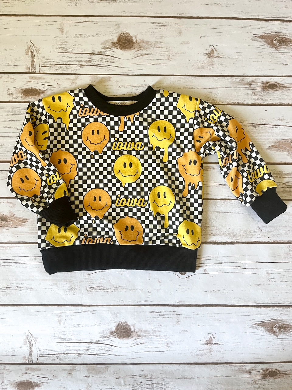 Iowa Smiley Track Pullover