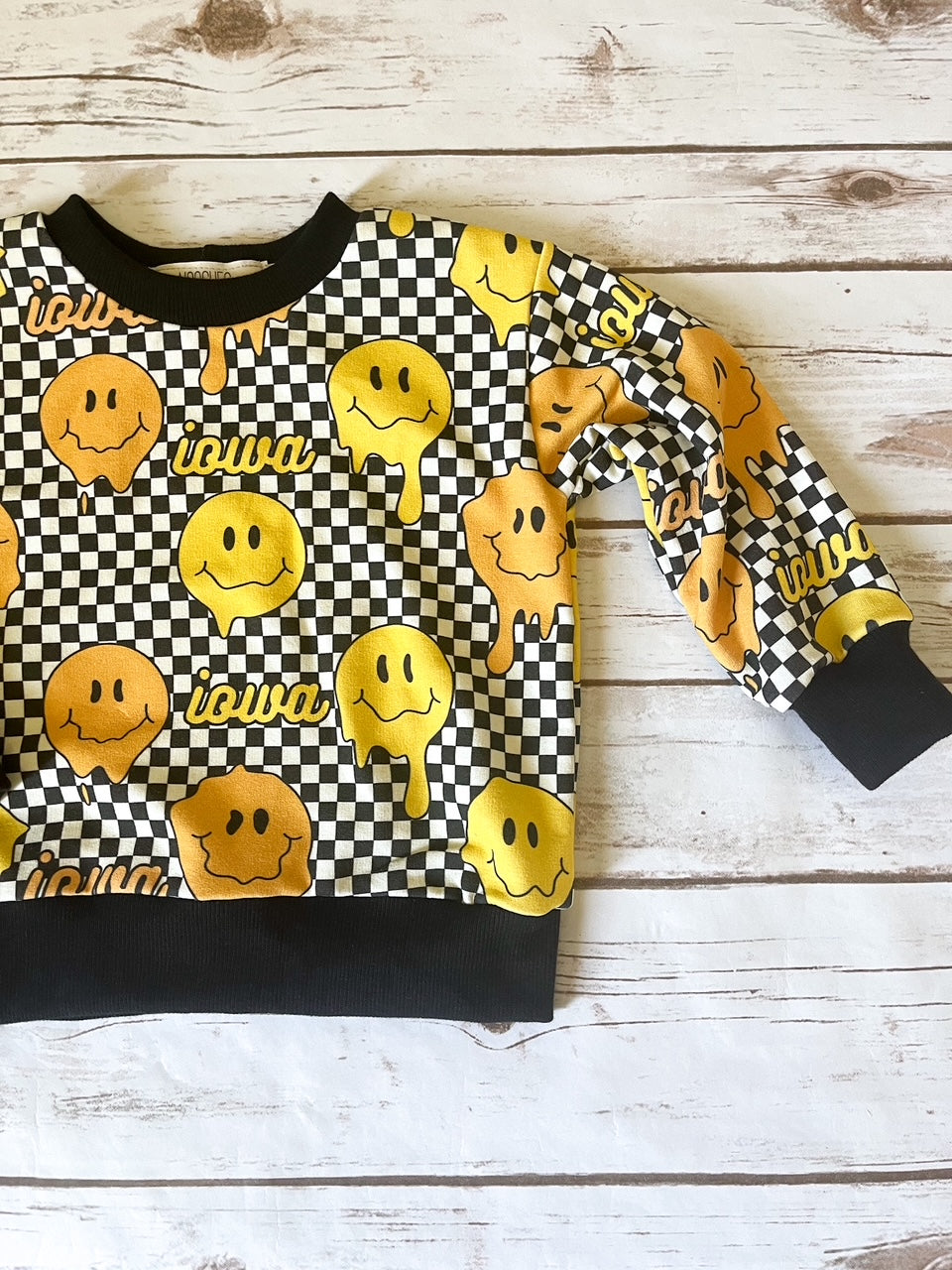 Iowa Smiley Track Pullover