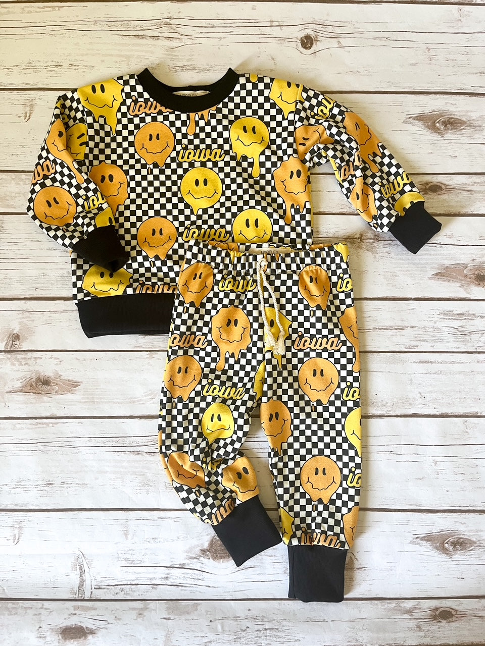 Iowa Smiley Track Pullover