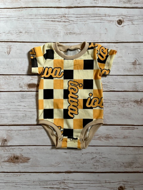 Iowa Check Bodysuit