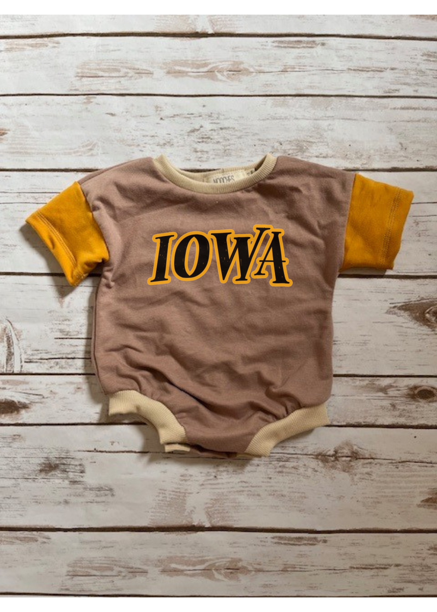 Iowa Color Blocked Oversized Romper