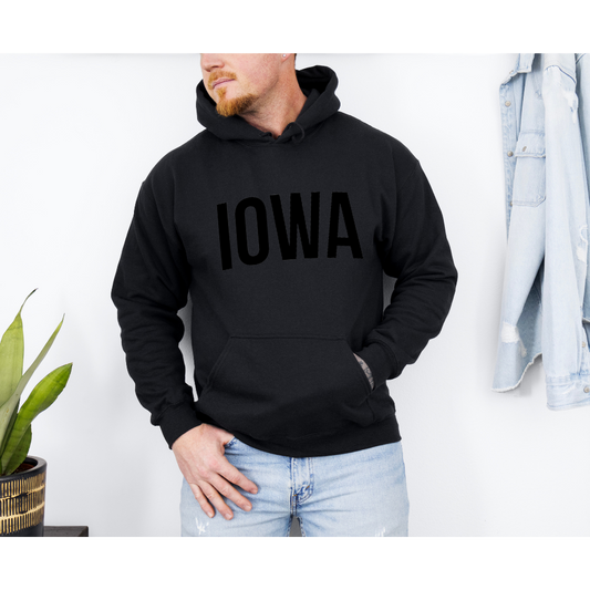 Classic Iowa Adult Hoodie - Gilden