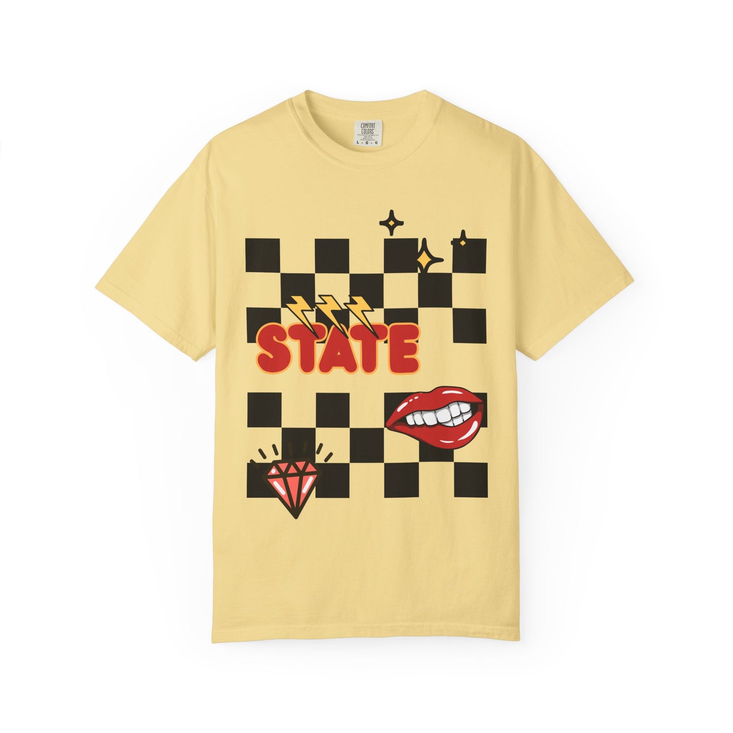 State Pop Art Adult T - Comfort Colors