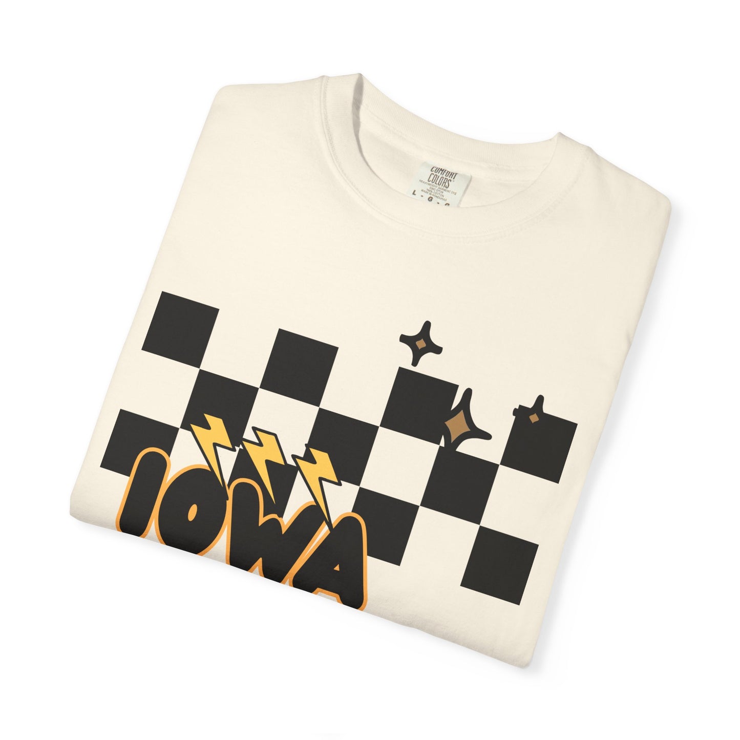 Iowa Pop Art Adult T - Comfort Colors