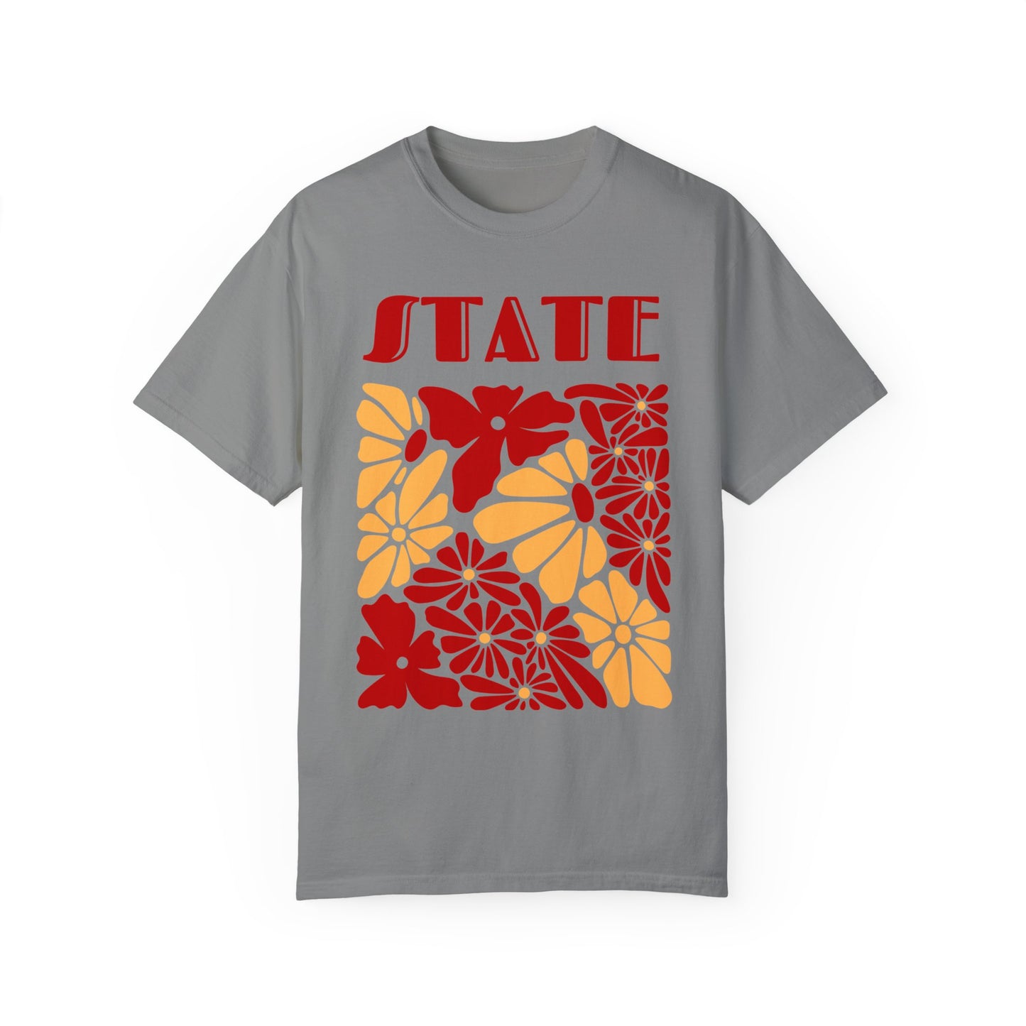 State Floral T-shirt - Comfort Colors