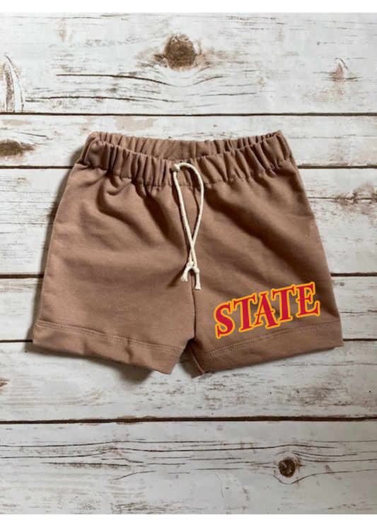Wholesale State Block Chocolate Everyday Shorts
