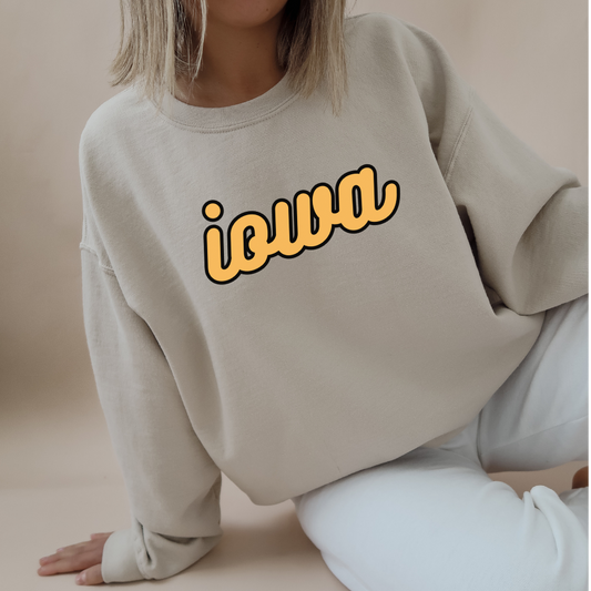 Iowa Cursive sweatshirt - Gilden