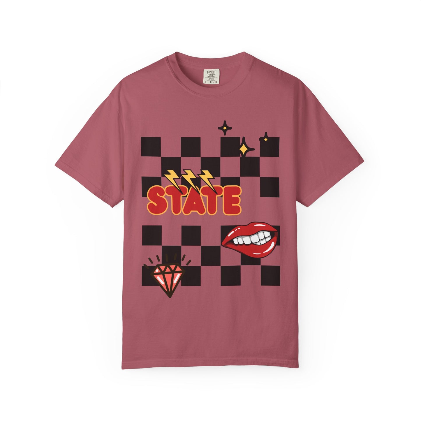 State Pop Art Adult T - Comfort Colors