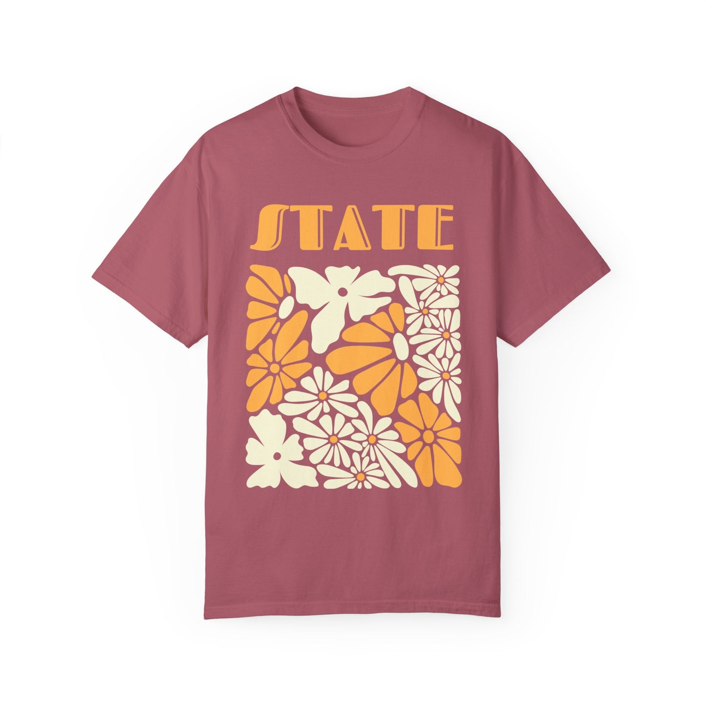 State Floral T-shirt - Comfort Colors