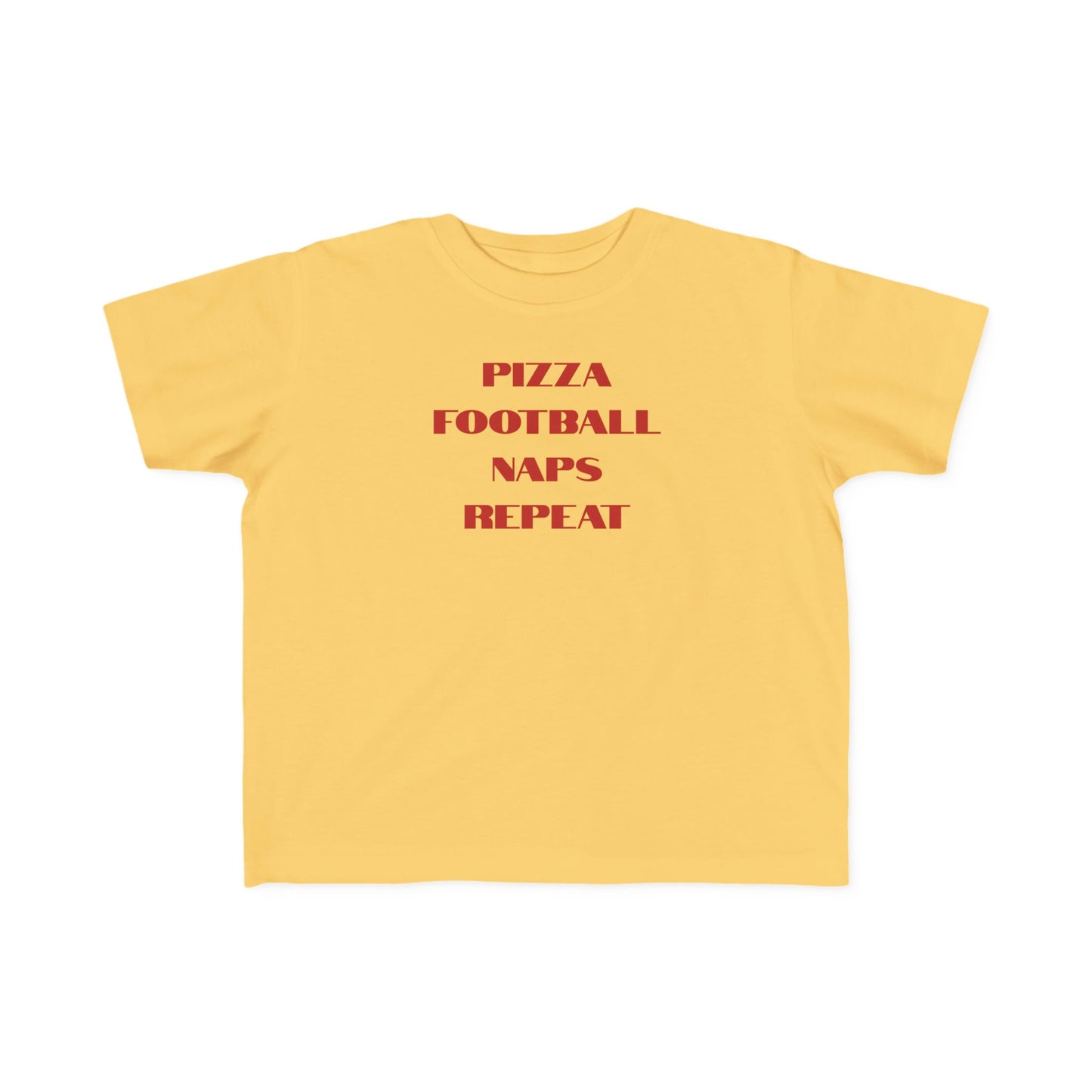Pizza Football Naps Repeat kids T-shirt