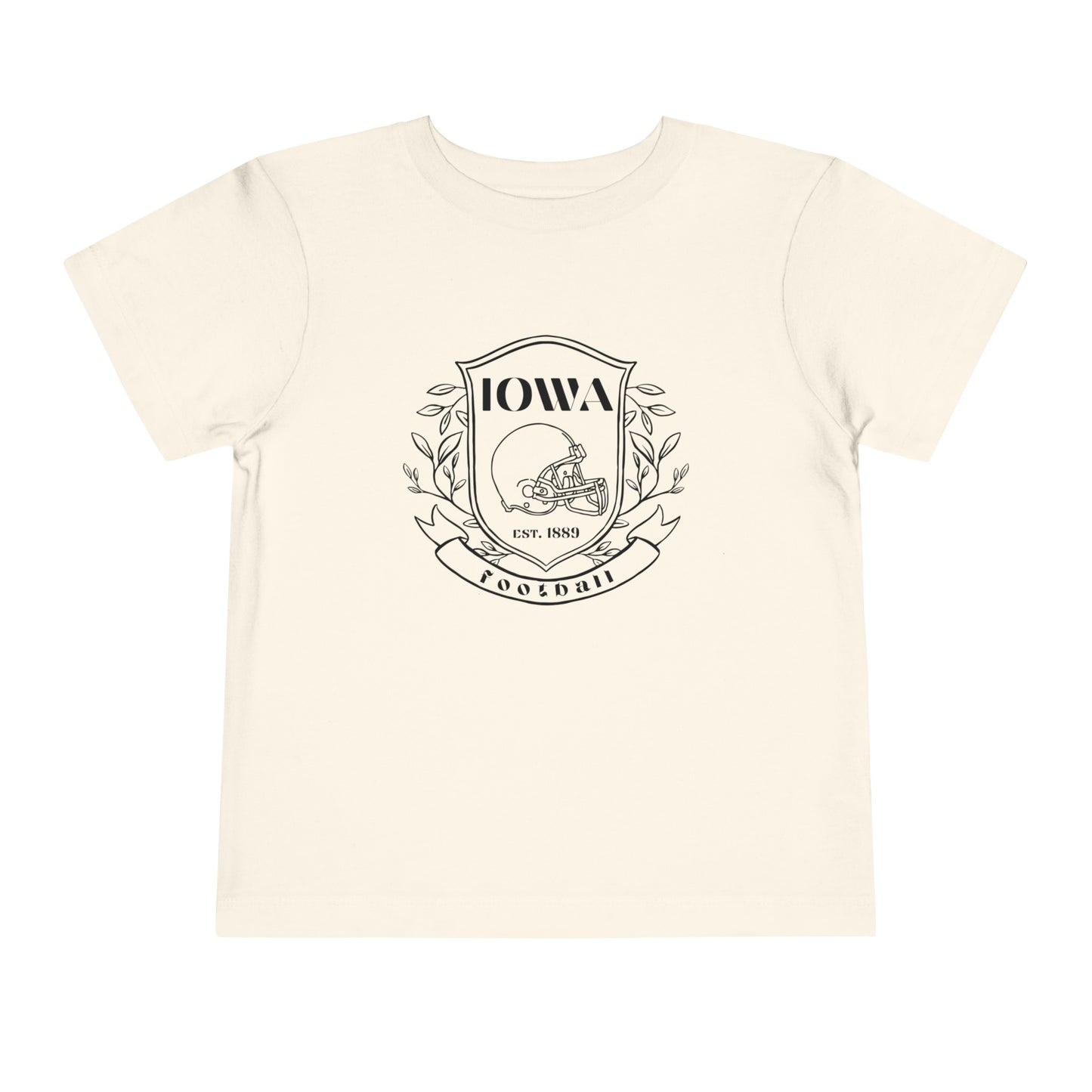Kids Iowa Football Crest - Bella and Canvas