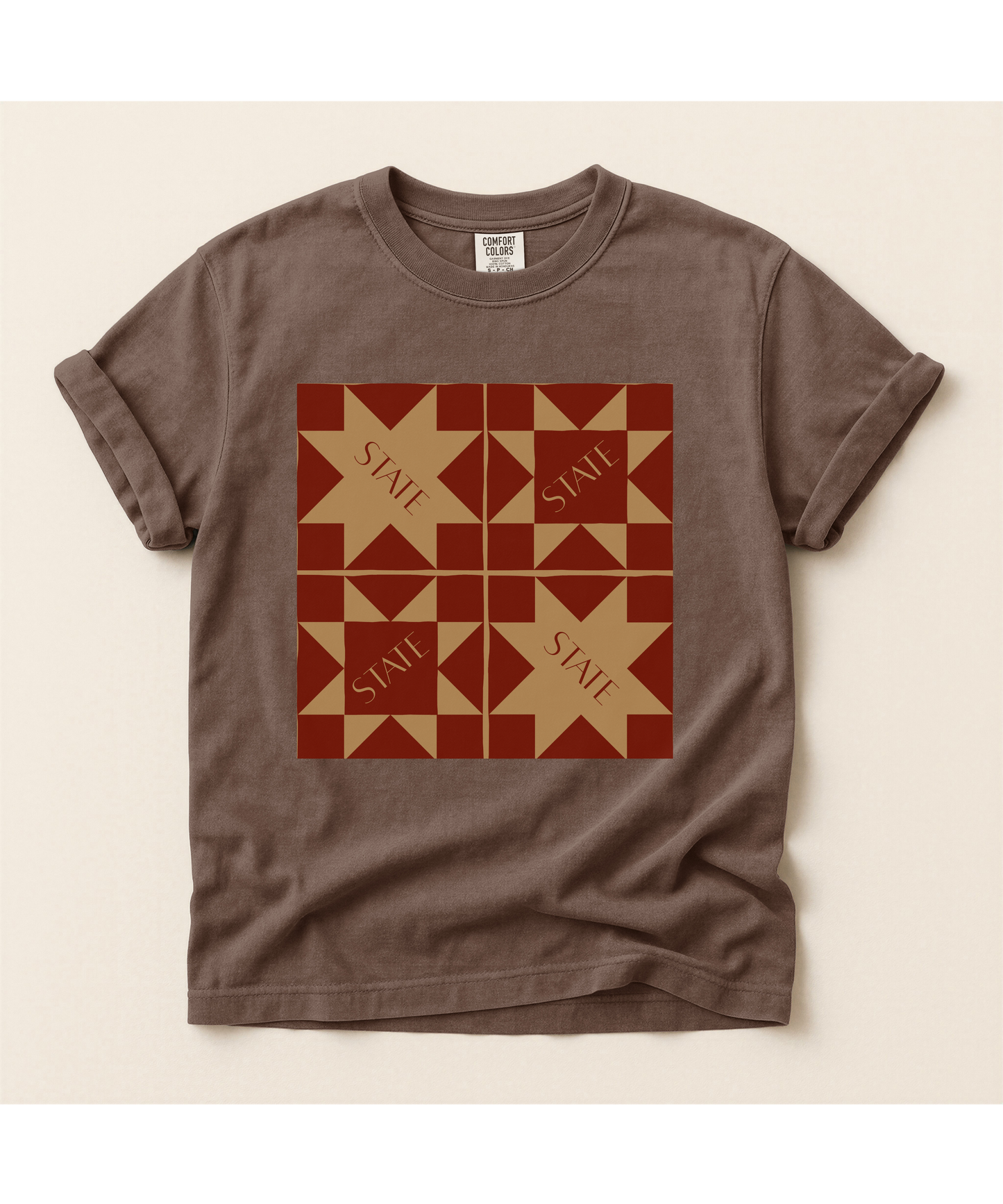 State Quilt Block T-Shirt