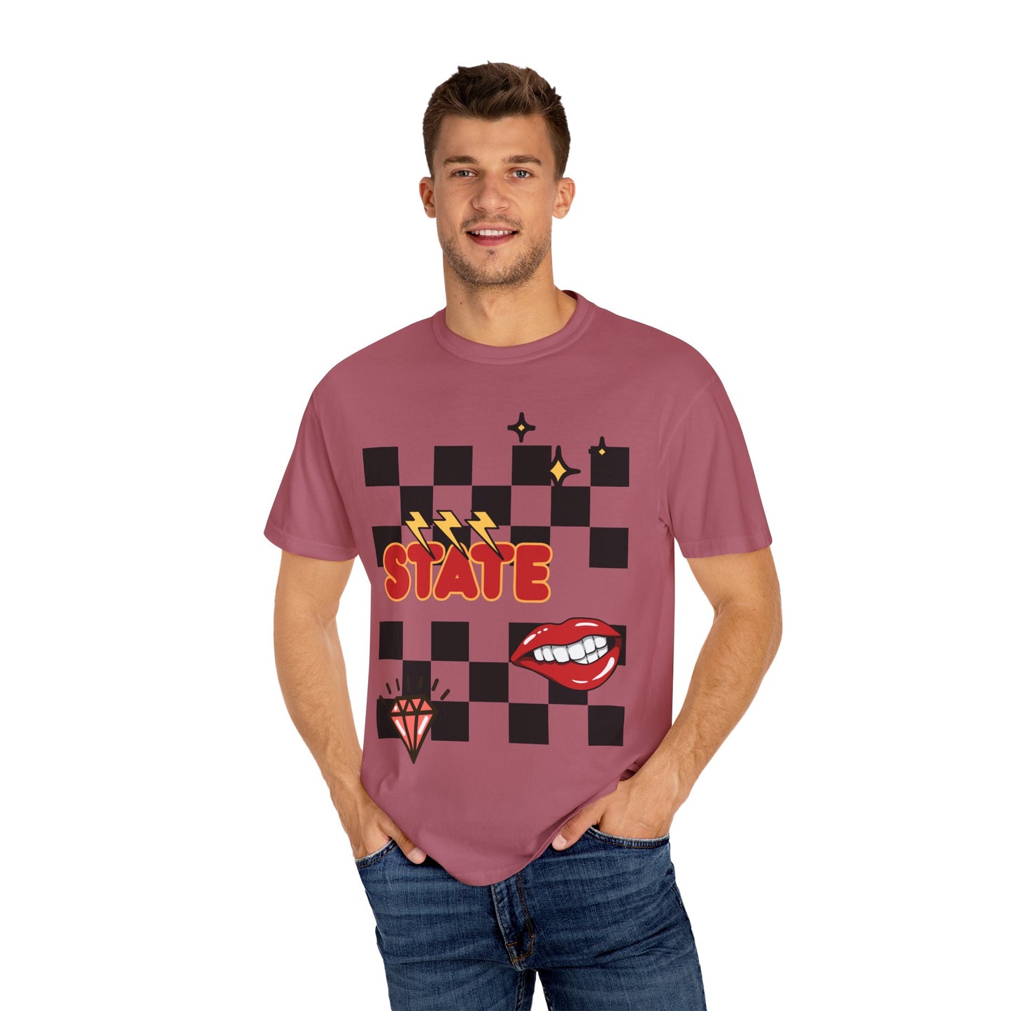 State Pop Art Adult T - Comfort Colors