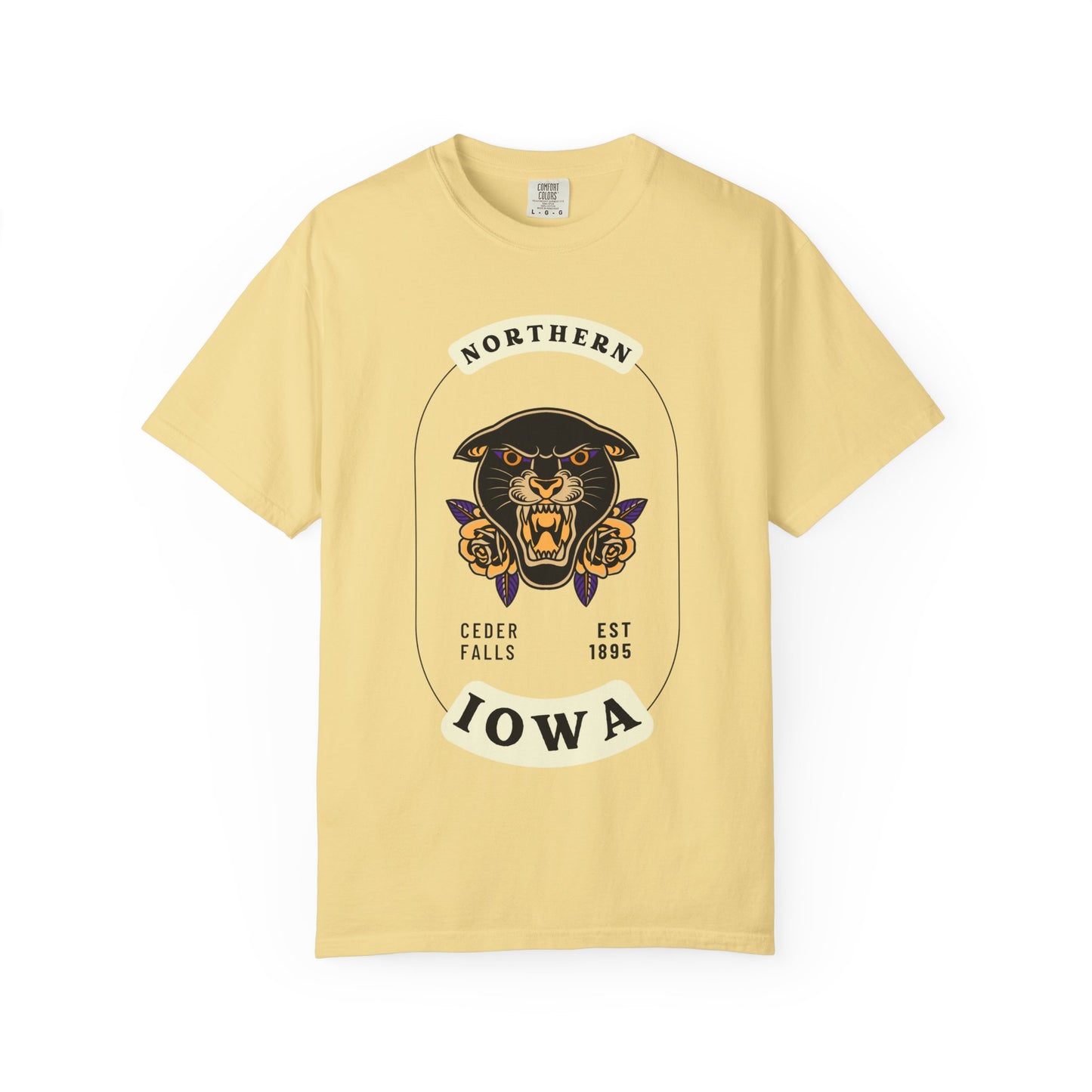 Northern Iowa Panther T-shirt - Comfort Colors