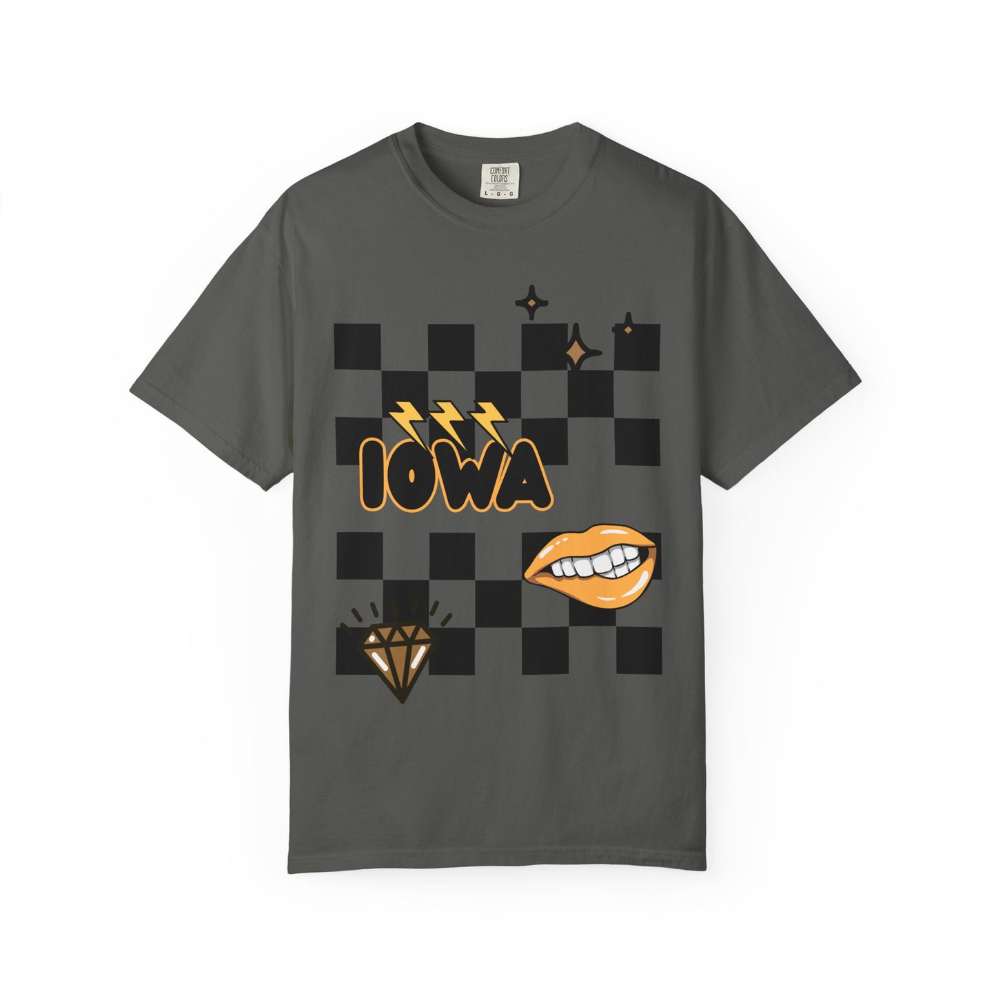 Iowa Pop Art Adult T - Comfort Colors