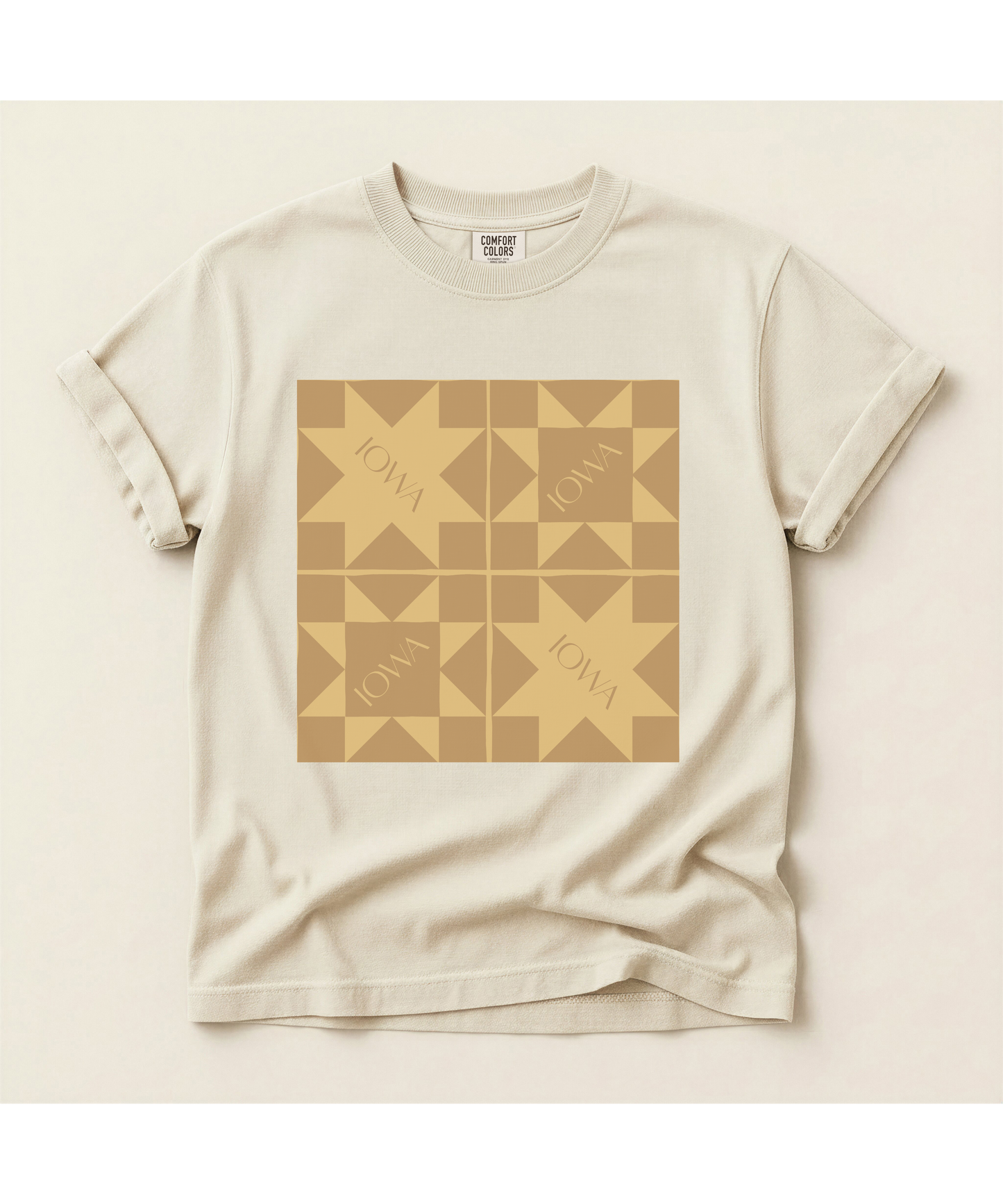 Iowa Quilt Block T-Shirt Adult
