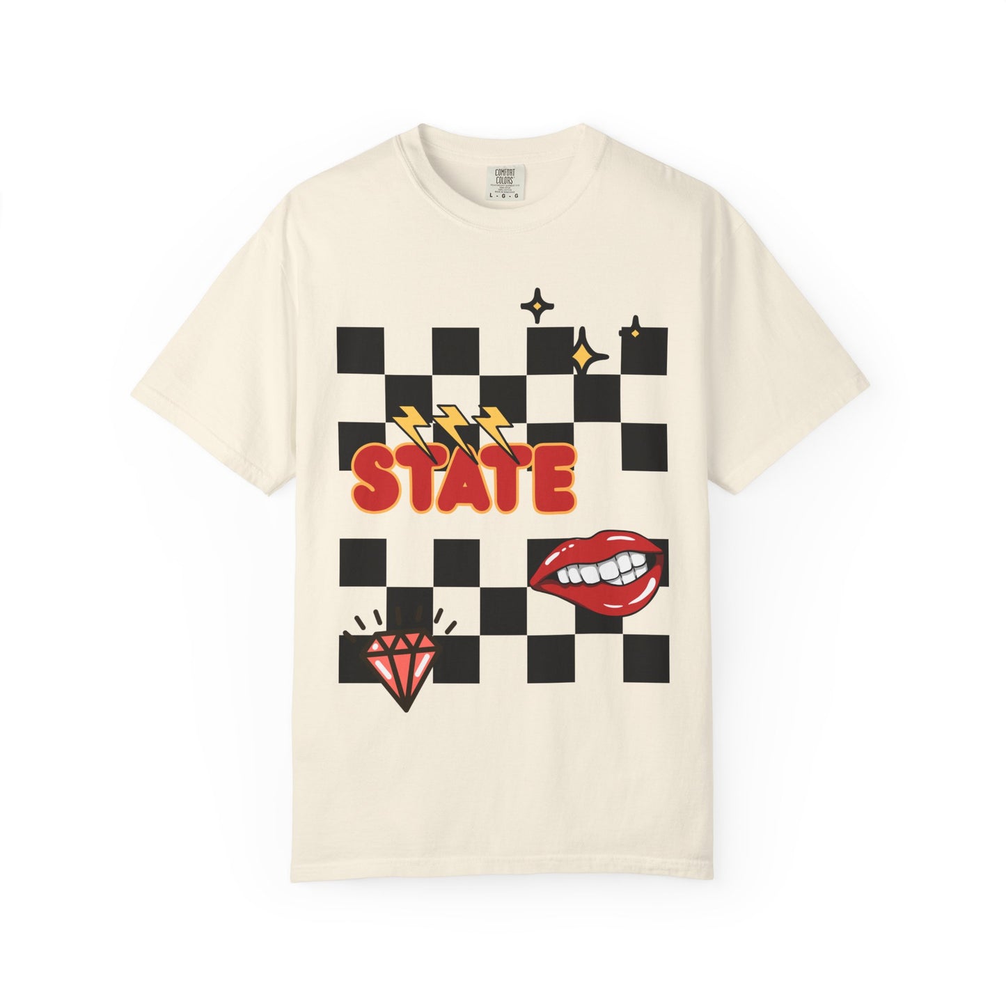 State Pop Art Adult T - Comfort Colors