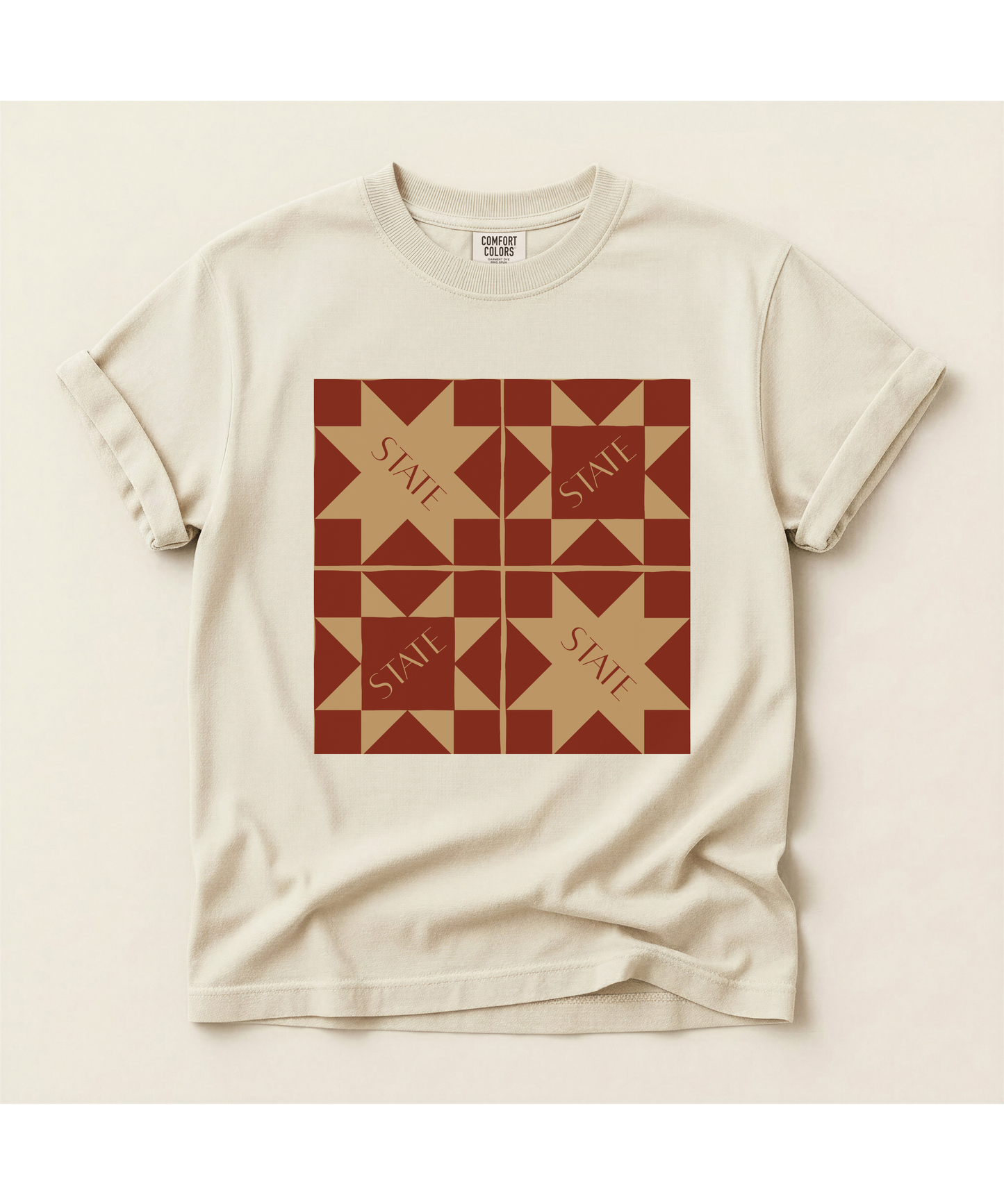 State Quilt Block T-Shirt