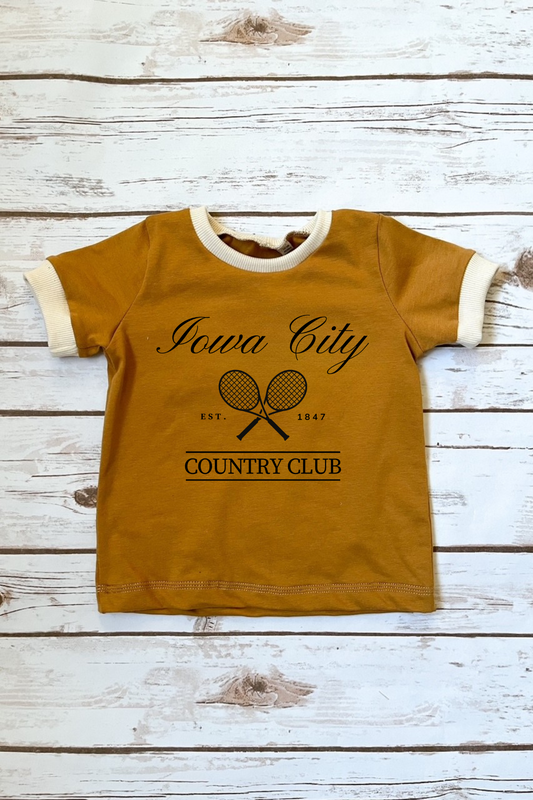 Wholesale Shirt -  Iowa City Country Club Ringer T