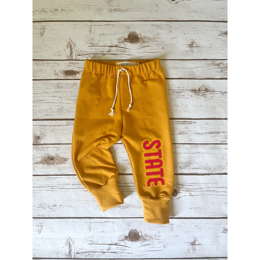 Mustard State Bubble Sweatpants