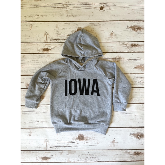 Iowa Classic Grey Hoodie