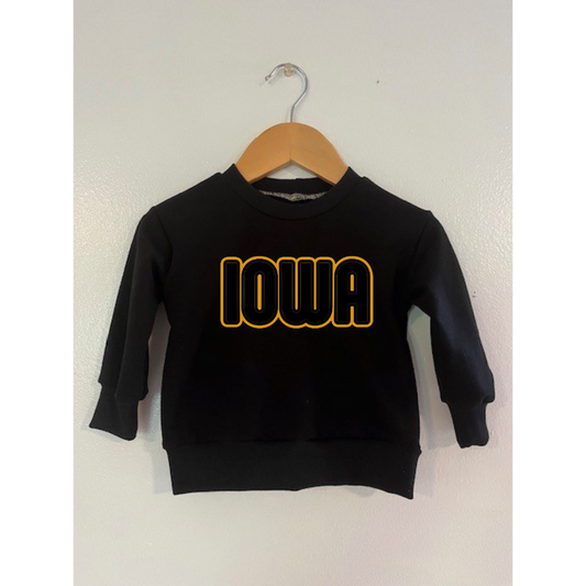 Wholesale Iowa Black Bubble Track Pullover